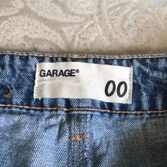GARAGE) blue jeans. size 00 - Picture 2 of 5